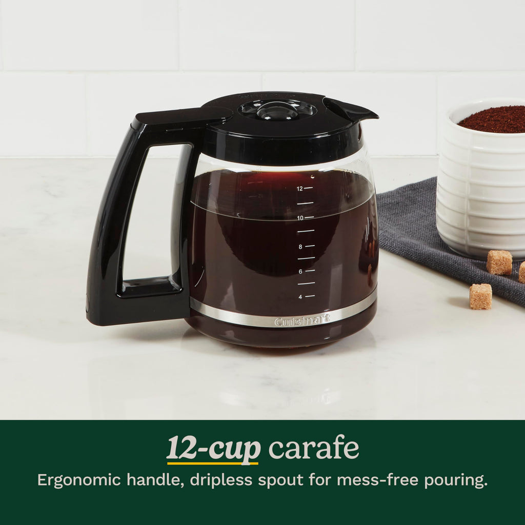 12 Cup Black Stainless Steel Coffee Maker X960548