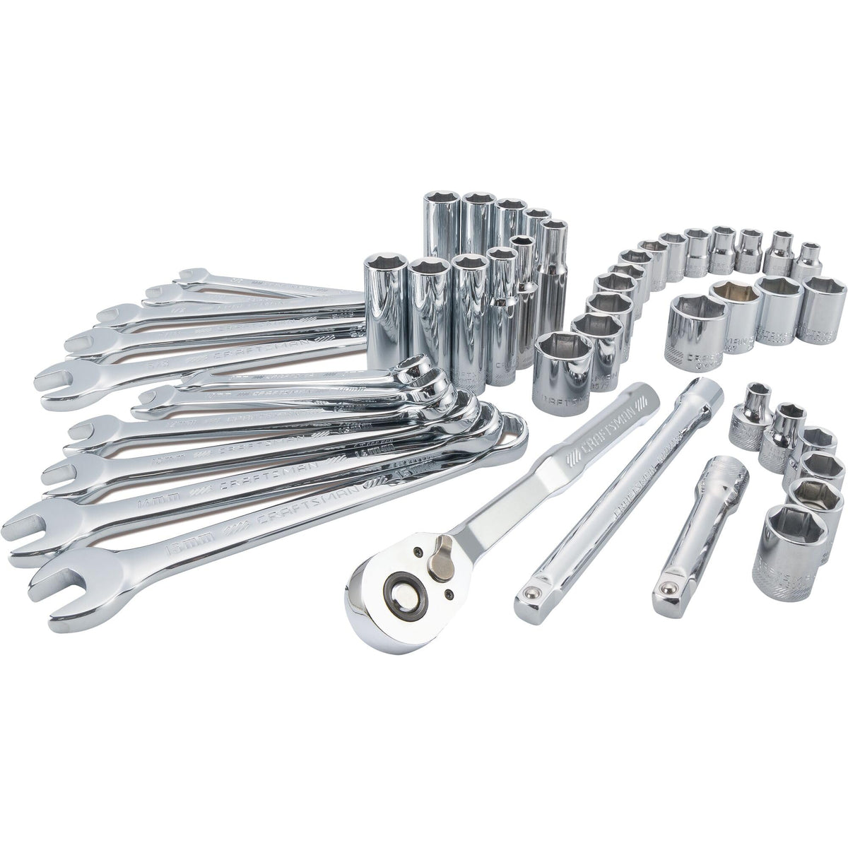3/8 Inch Drive 47 Piece Mechanics Tool Set J6232