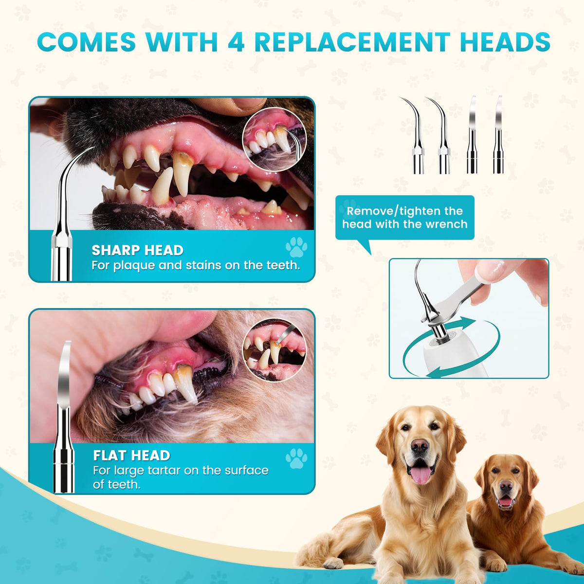 Dog Ultrasonic Tooth Cleaner with LED Light N18537