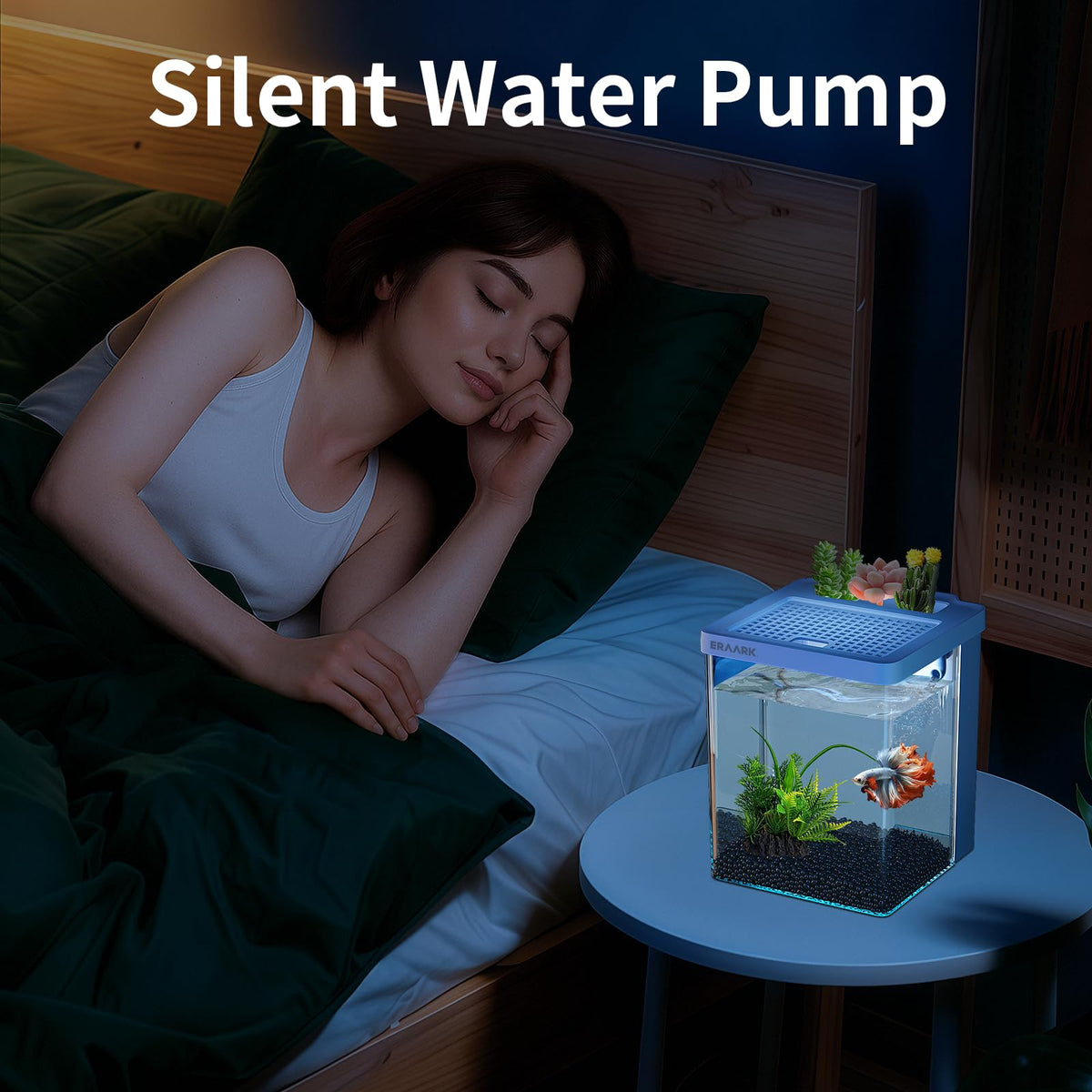 1.5 Gallon Aquarium Kit with Filter and LED Light S96436