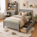 Wood Bed Frame with 2 Drawers & Headboard I812133