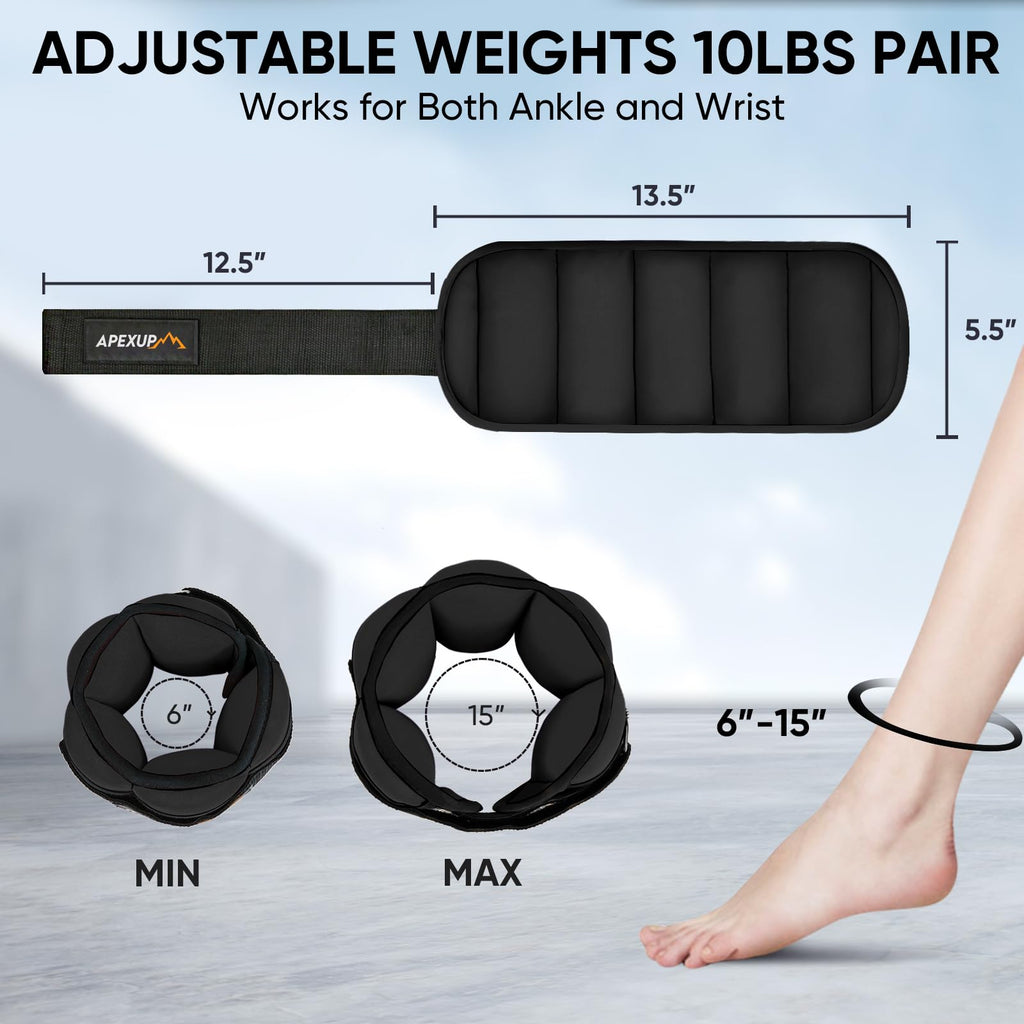 Adjustable Ankle Weights A684635