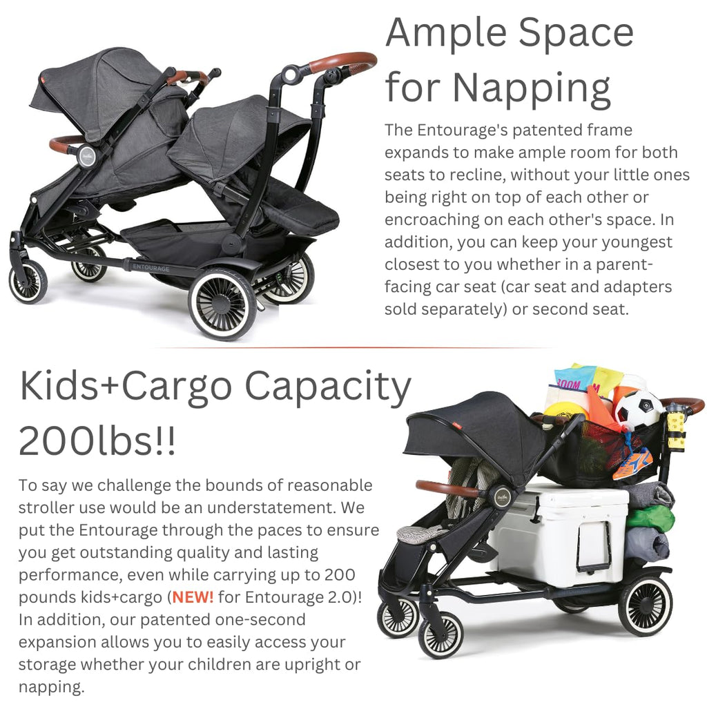 Black Double Stroller F78792