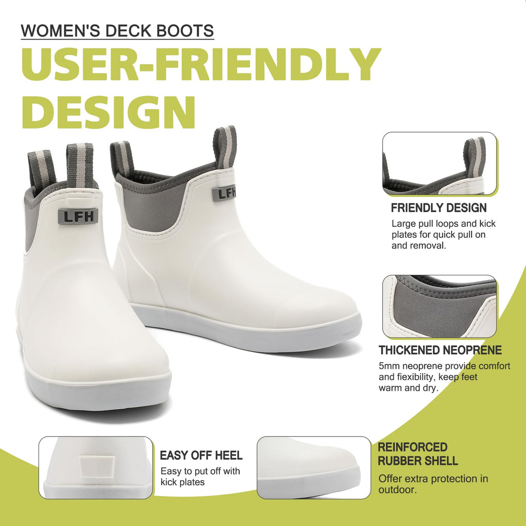 Waterproof Ankle Rain Boots Q503812