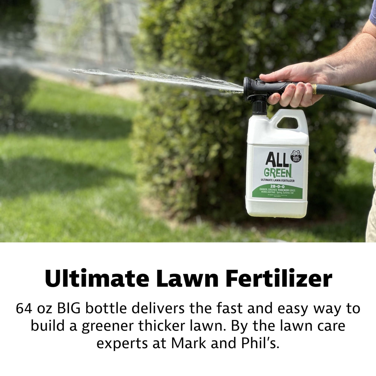 Liquid Lawn Fertilizer 28-0-0 64 oz Hose End Sprayer H91852