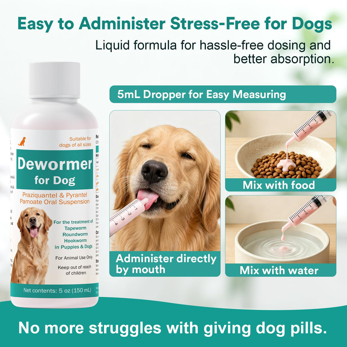 Dogs & Puppies Dewormer T648