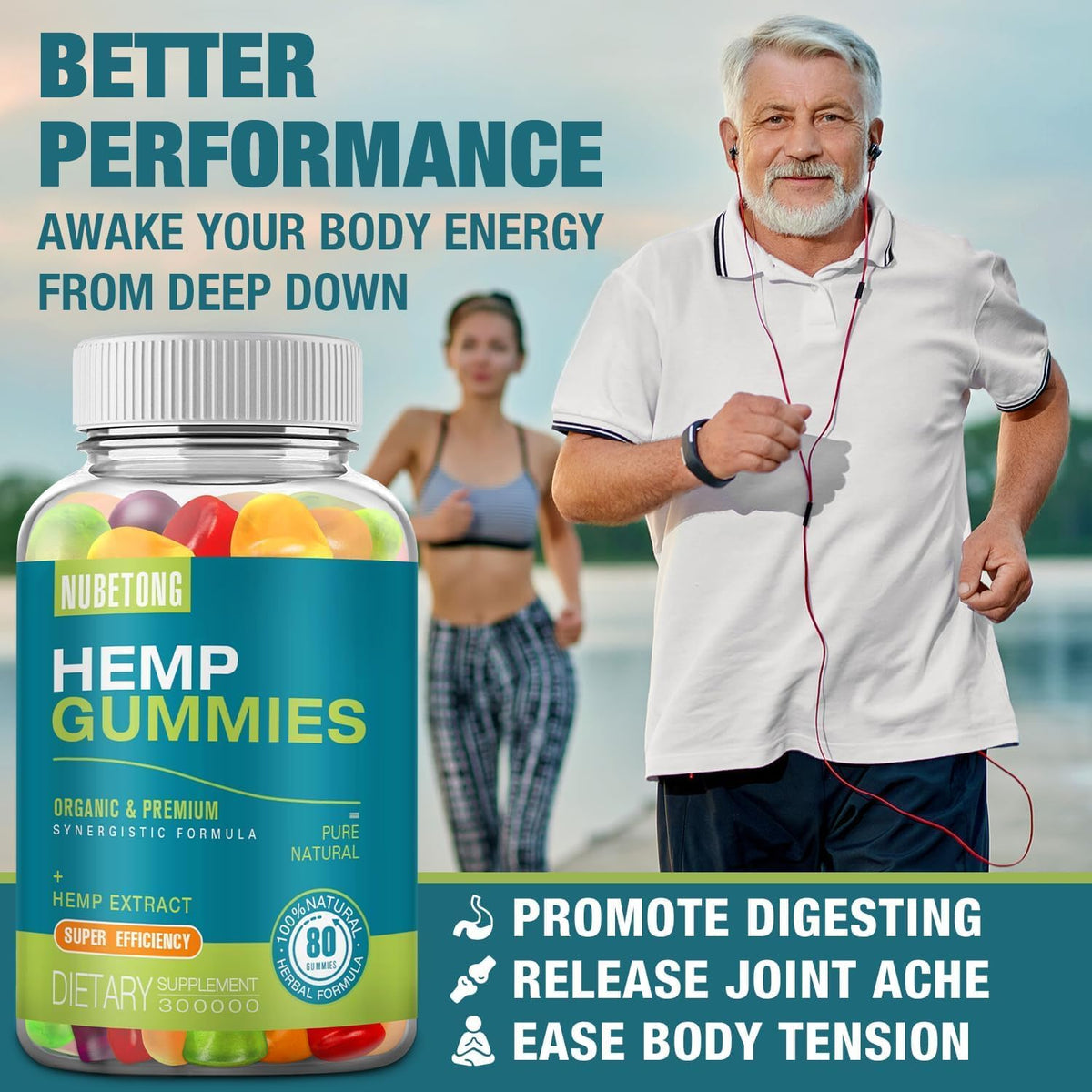 Organic High Potency Hemp Gummies X703