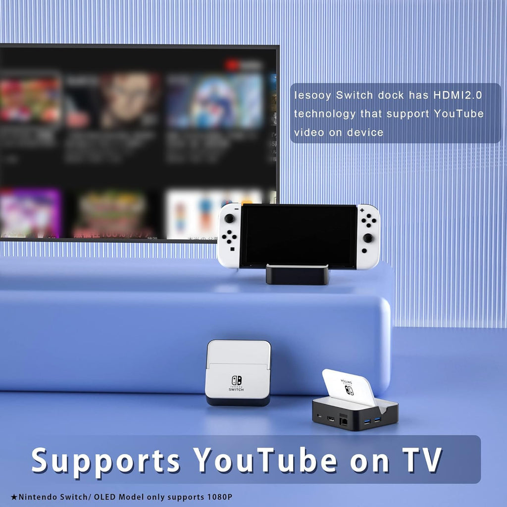 6-in-1 TV Docking Station with HDMI 2.0, Ethernet, USB-A, USB 3.0, USB-C S59755