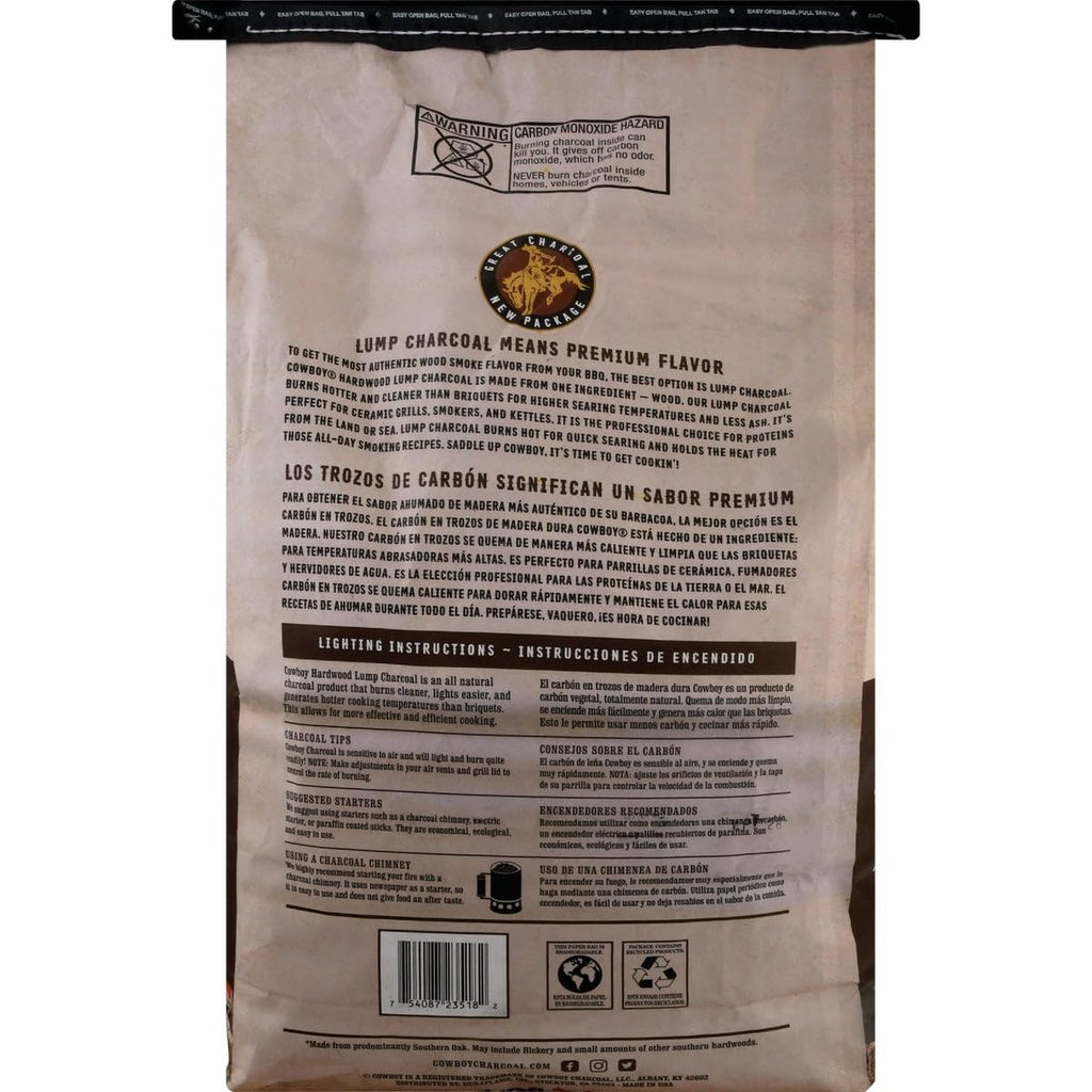 Hardwood Lump Charcoal, 18 lb N20620