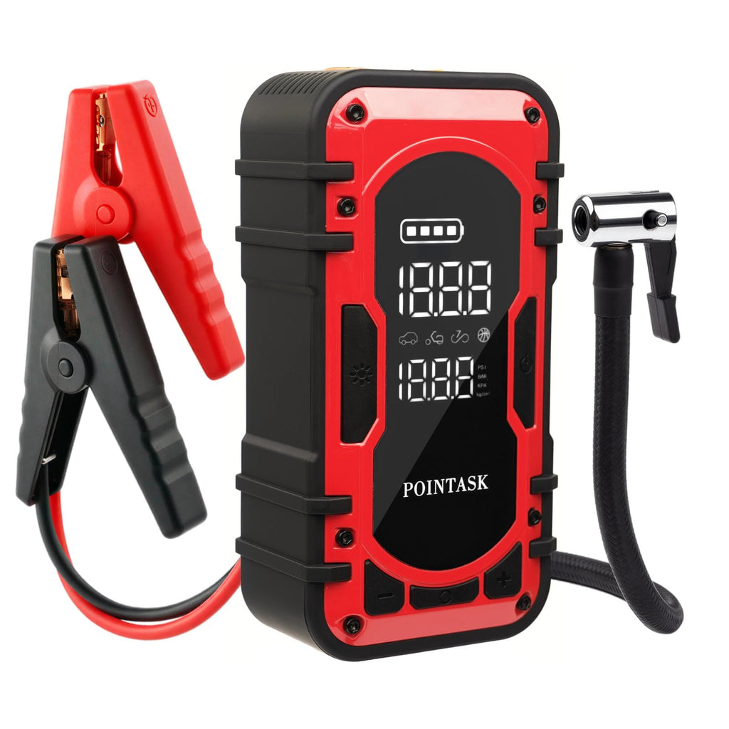 12V Portable Car Jump Starter with Air Compressor G73023