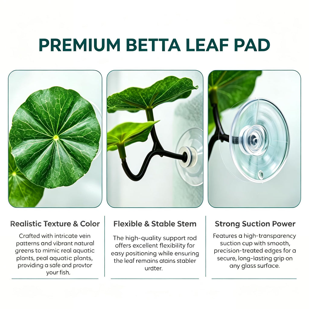 Betta Fish Hammock Tunnel Leaf Pad Resting Bed Y876746