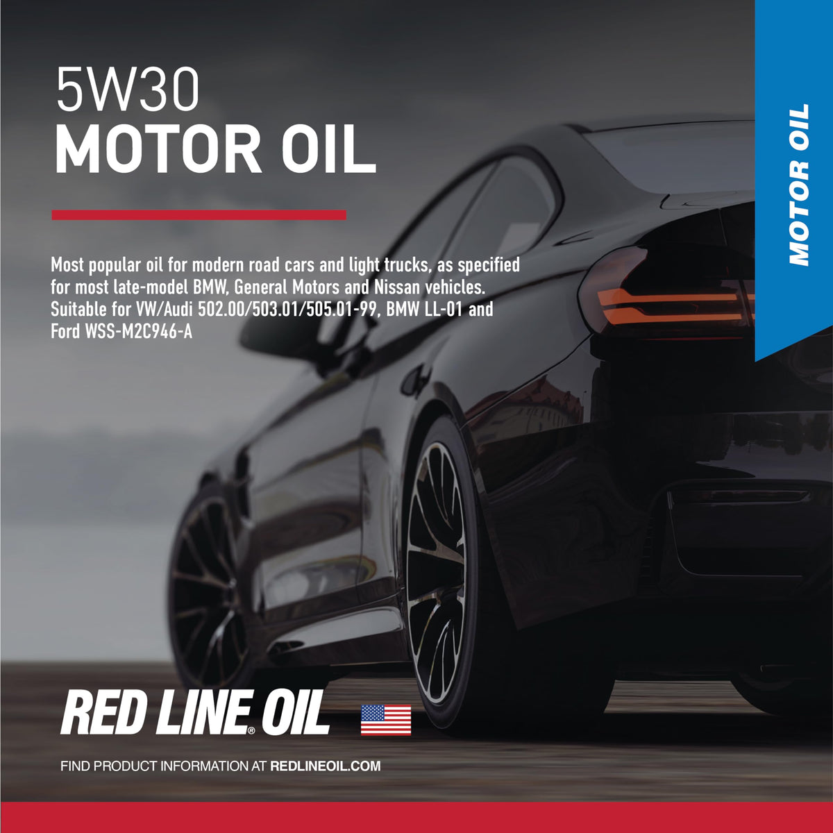 5W30 Fully Synthetic Motor Oil 1 Quart H4103