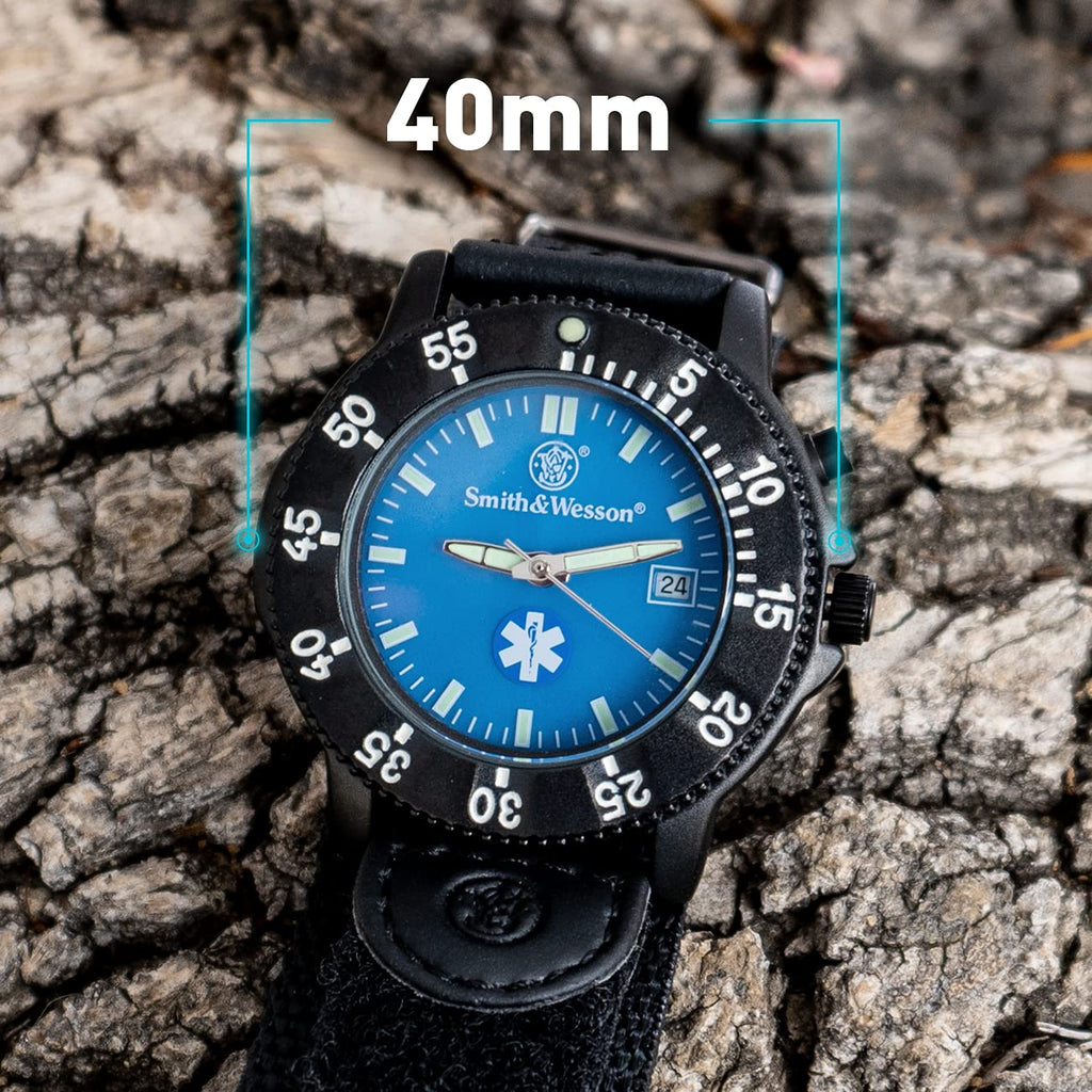 Men’s Tactical Field Watch with Backlight, 3ATM Water Resistant, Quartz, 40mm Z6292