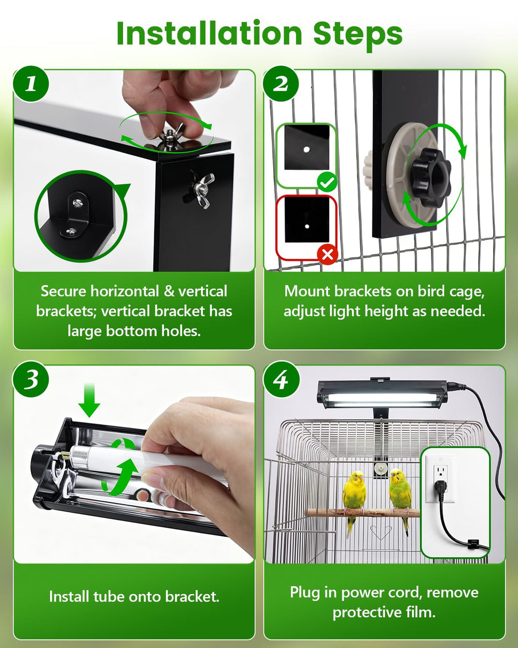 8W Bird Lamp F4671
