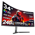 34 Inch Curved 240Hz UWQHD Gaming Monitor U51602