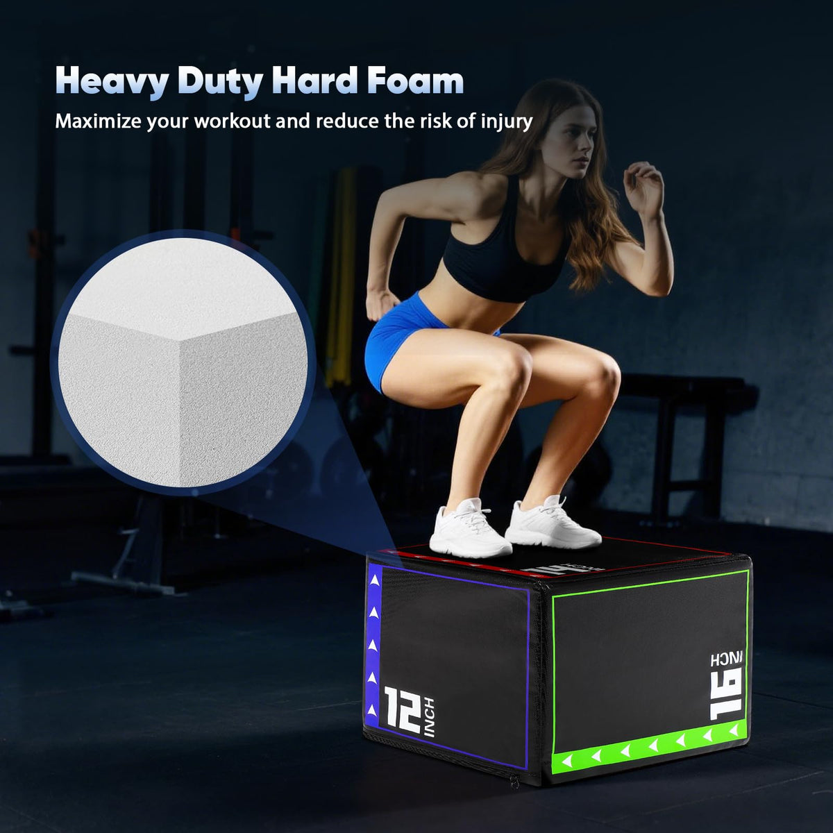 3 in 1 Foam Plyometric Jump Box P163836