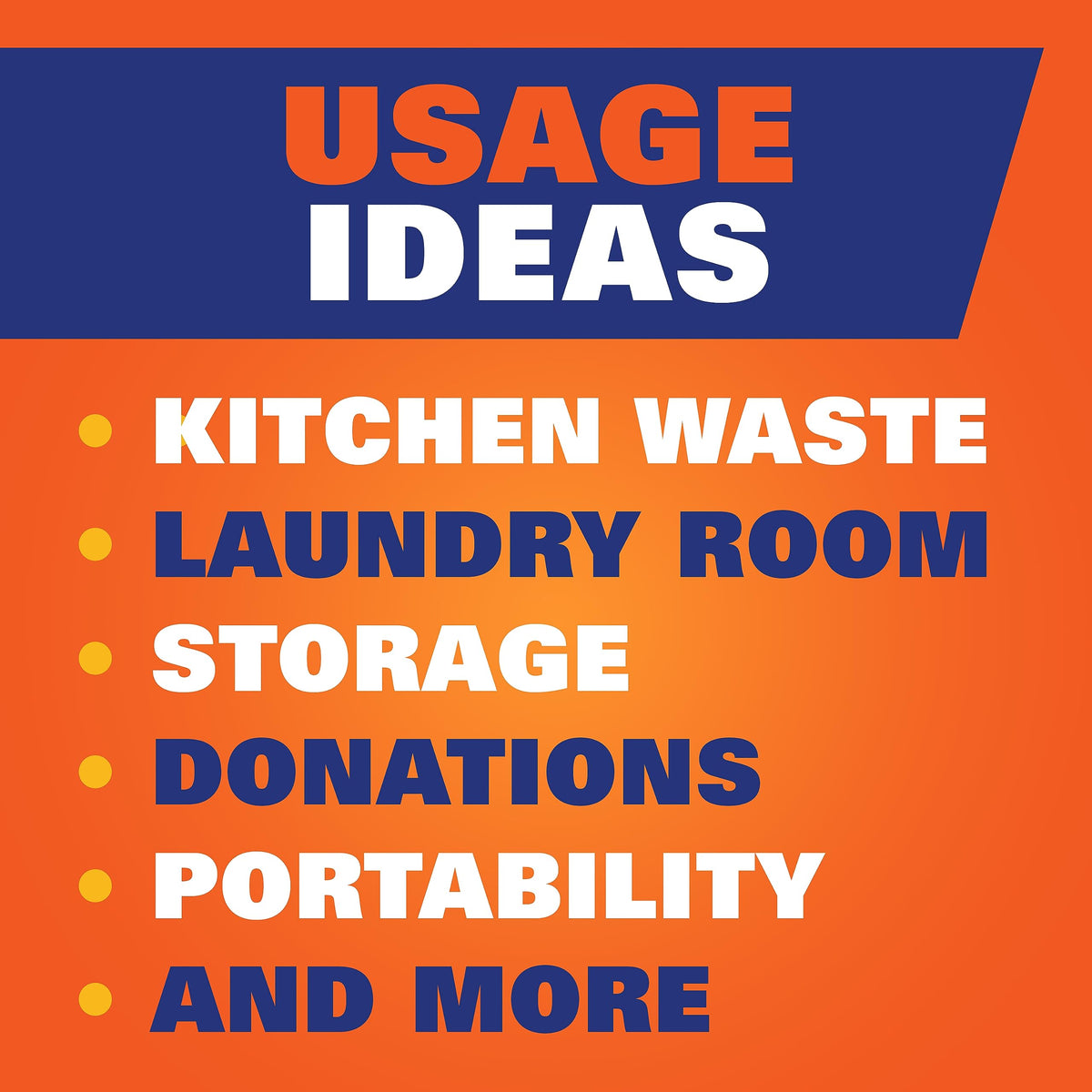 13 Gal White Unscented Kitchen Trash Bags V651