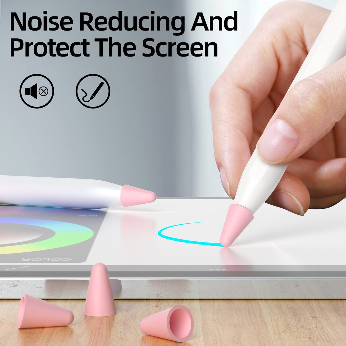 Pink Silicone Nib Protectors 50 Pack T624855