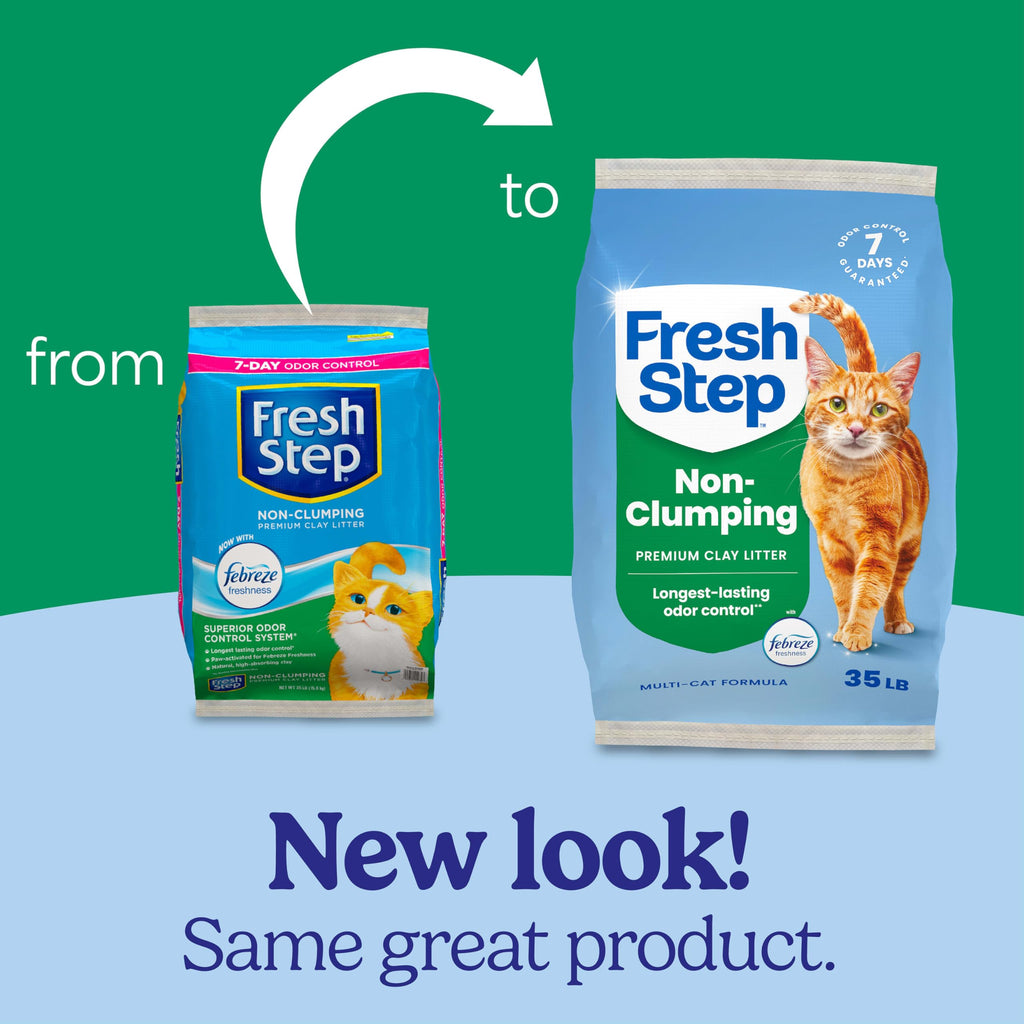Non-Clumping Cat Litter with Odor Control, 35 lb. Bag C928236