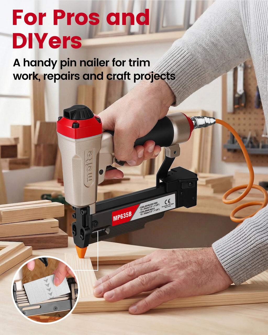 23 Gauge Pneumatic Pin Nailer R2480