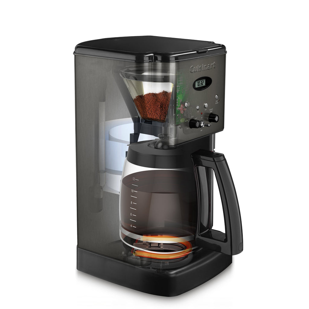 12 Cup Black Stainless Steel Coffee Maker X960548