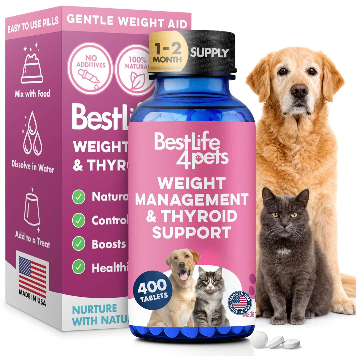 Weight Loss for Dogs 400 Pills J48388