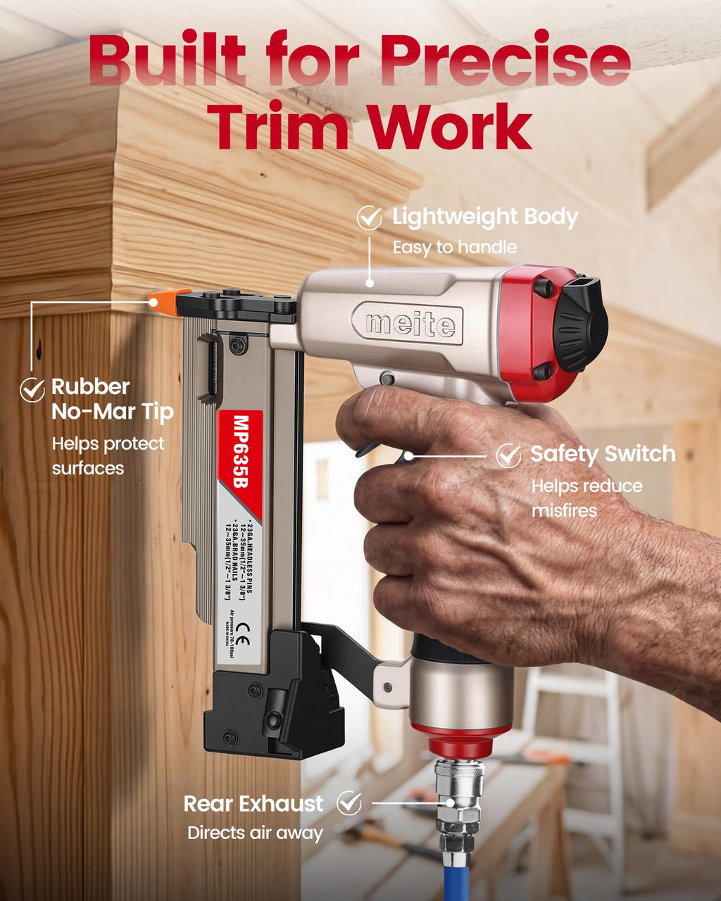 23 Gauge Pneumatic Pin Nailer R2480