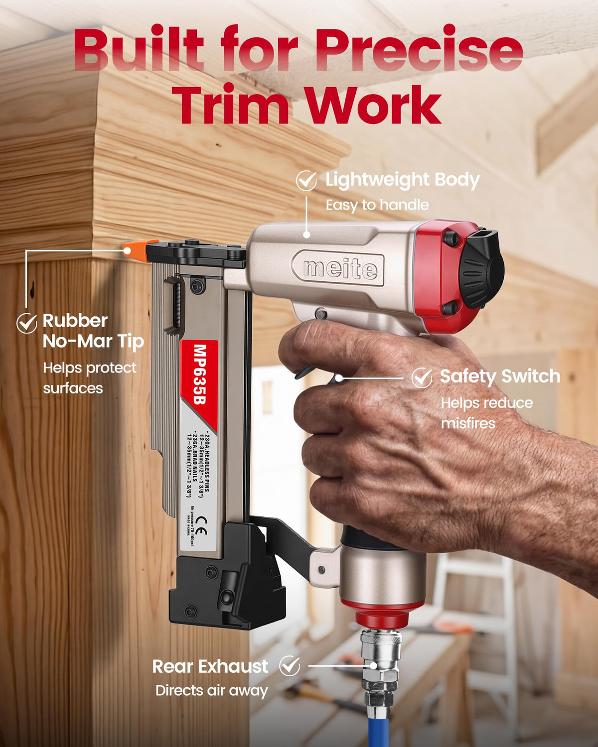23 Gauge Pneumatic Pin Nailer R2480
