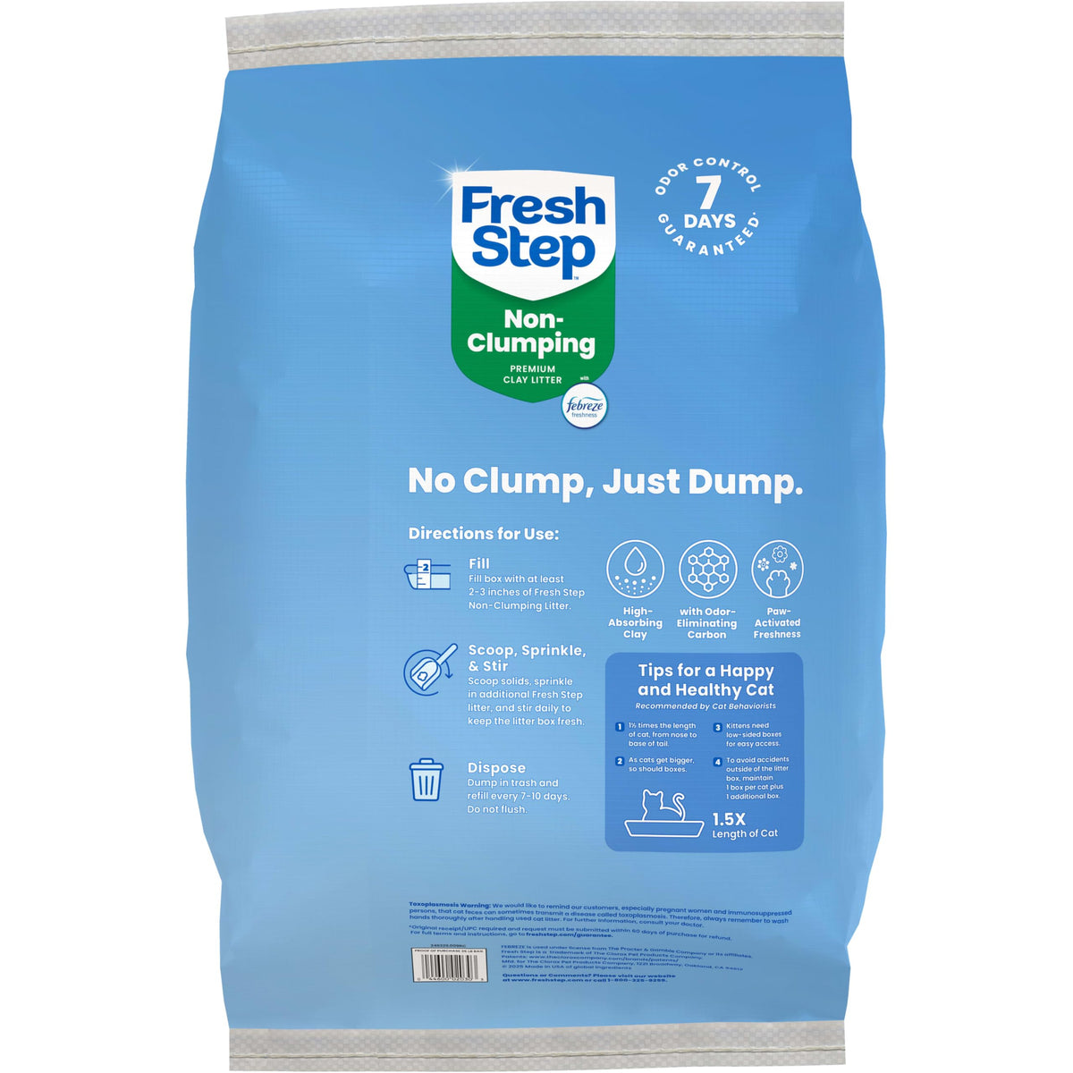 Non-Clumping Cat Litter with Odor Control, 35 lb. Bag C928236