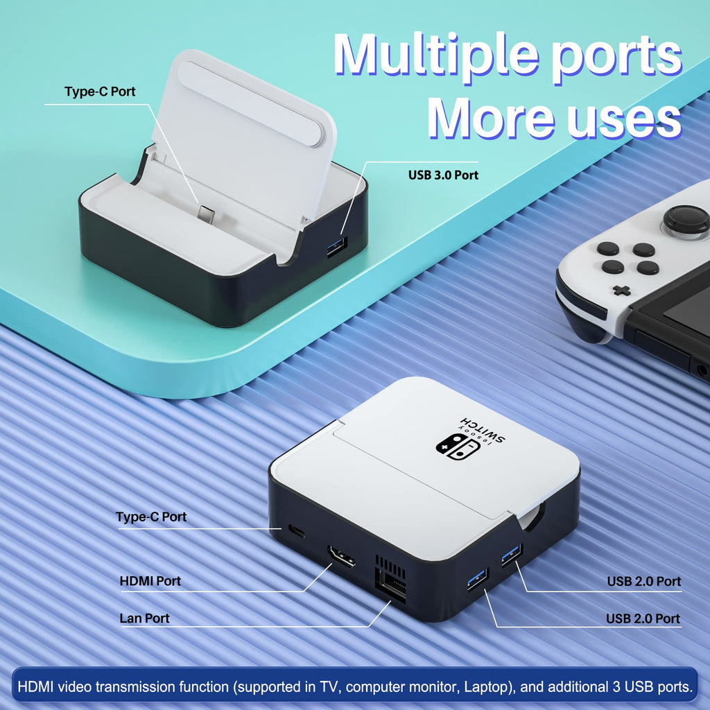 6-in-1 TV Docking Station with HDMI 2.0, Ethernet, USB-A, USB 3.0, USB-C S59755