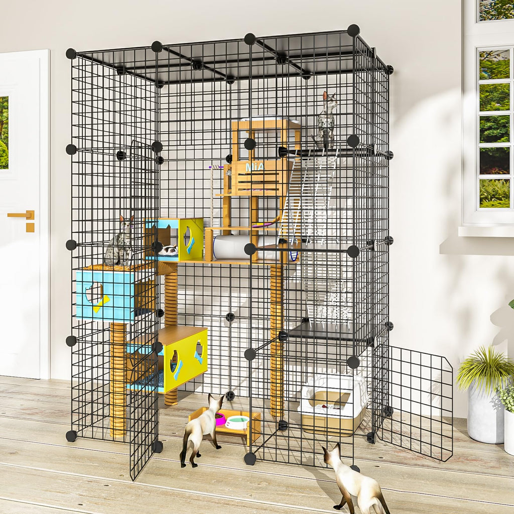 Large Detachable Metal Wire Cat Enclosure X623
