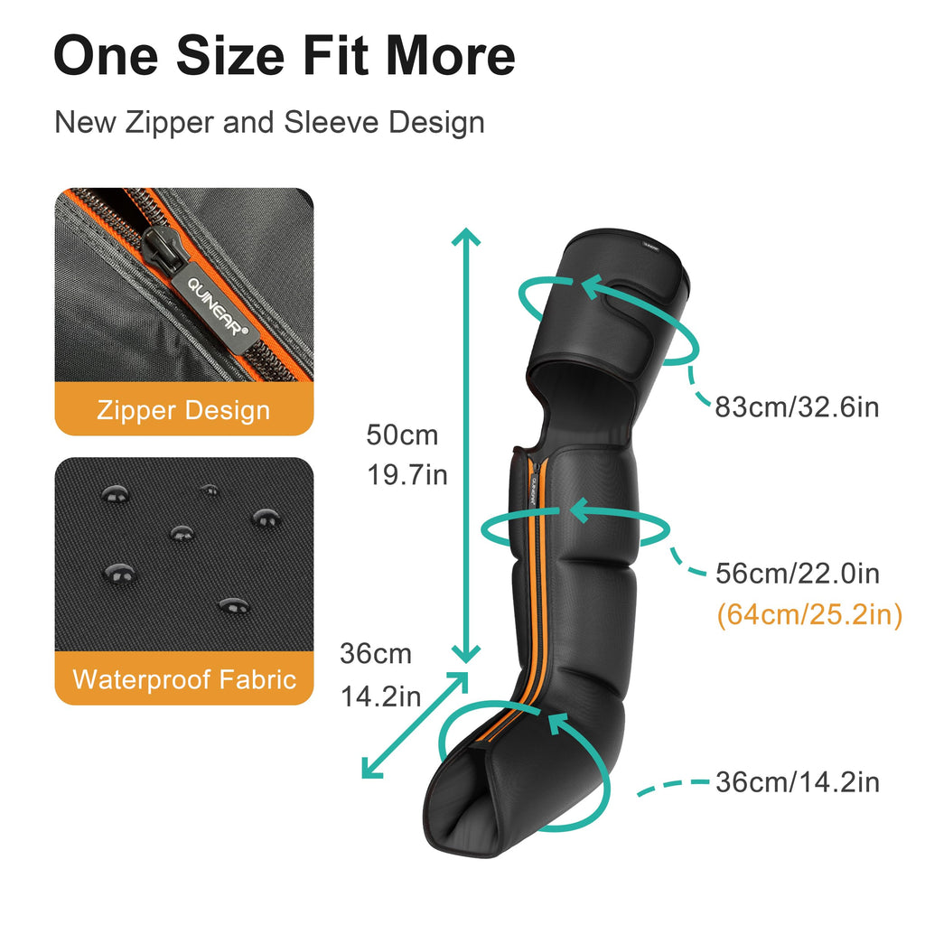 Cordless Rechargeable Leg Air Compression Massager V42376