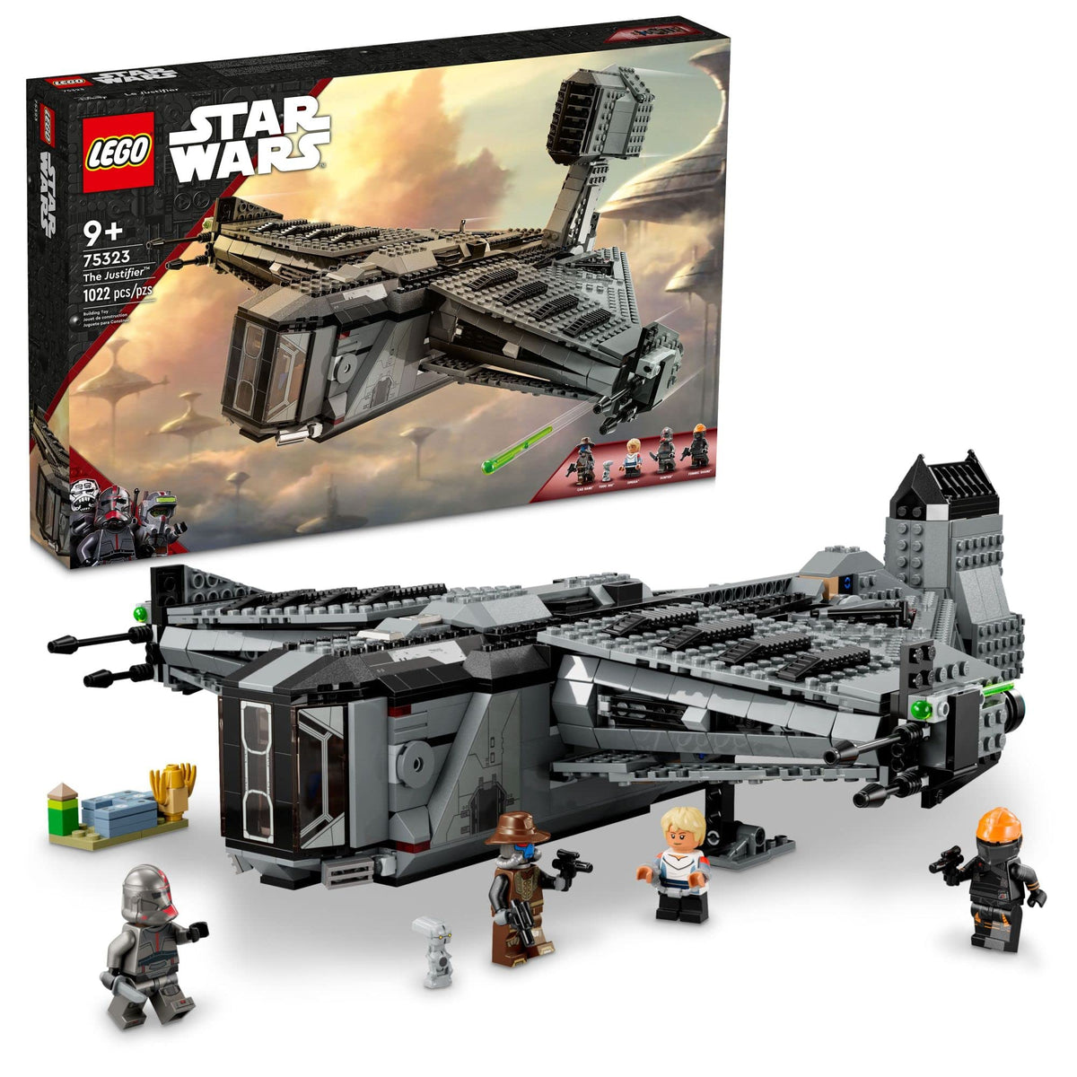 Buildable Toy Starship with Minifigure and Droid Figure M585677
