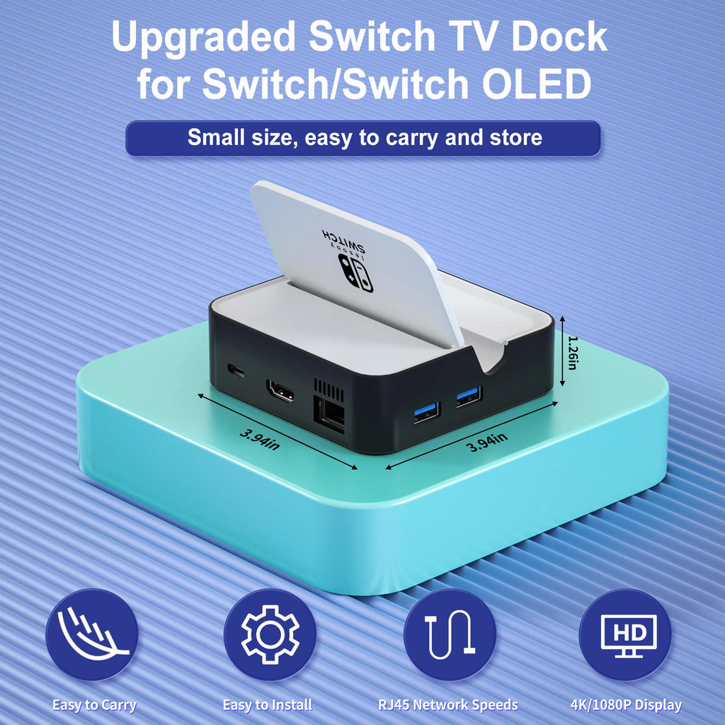 6-in-1 TV Docking Station with HDMI 2.0, Ethernet, USB-A, USB 3.0, USB-C S59755