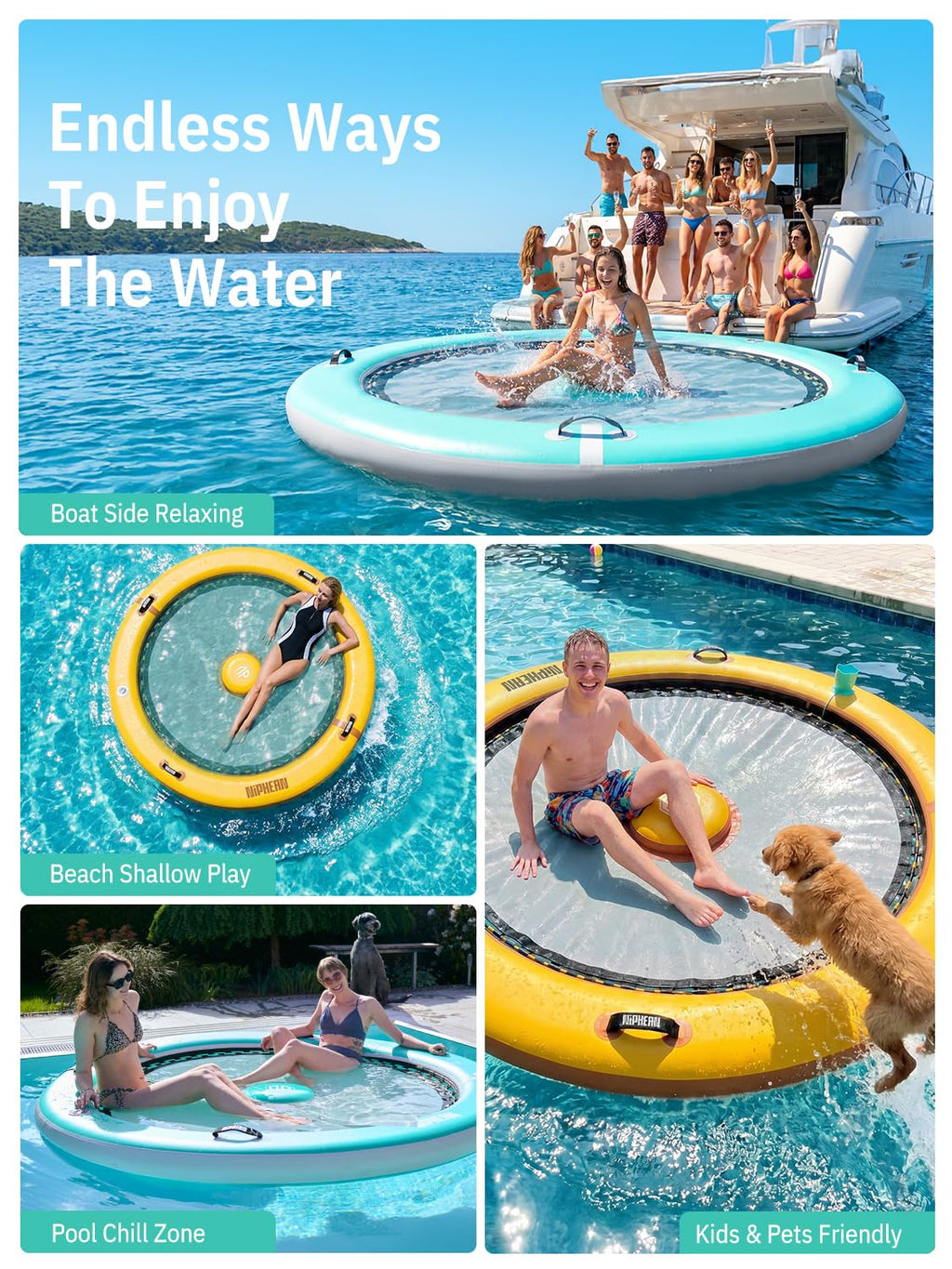 Inflatable Water Hammock 8FT L93697