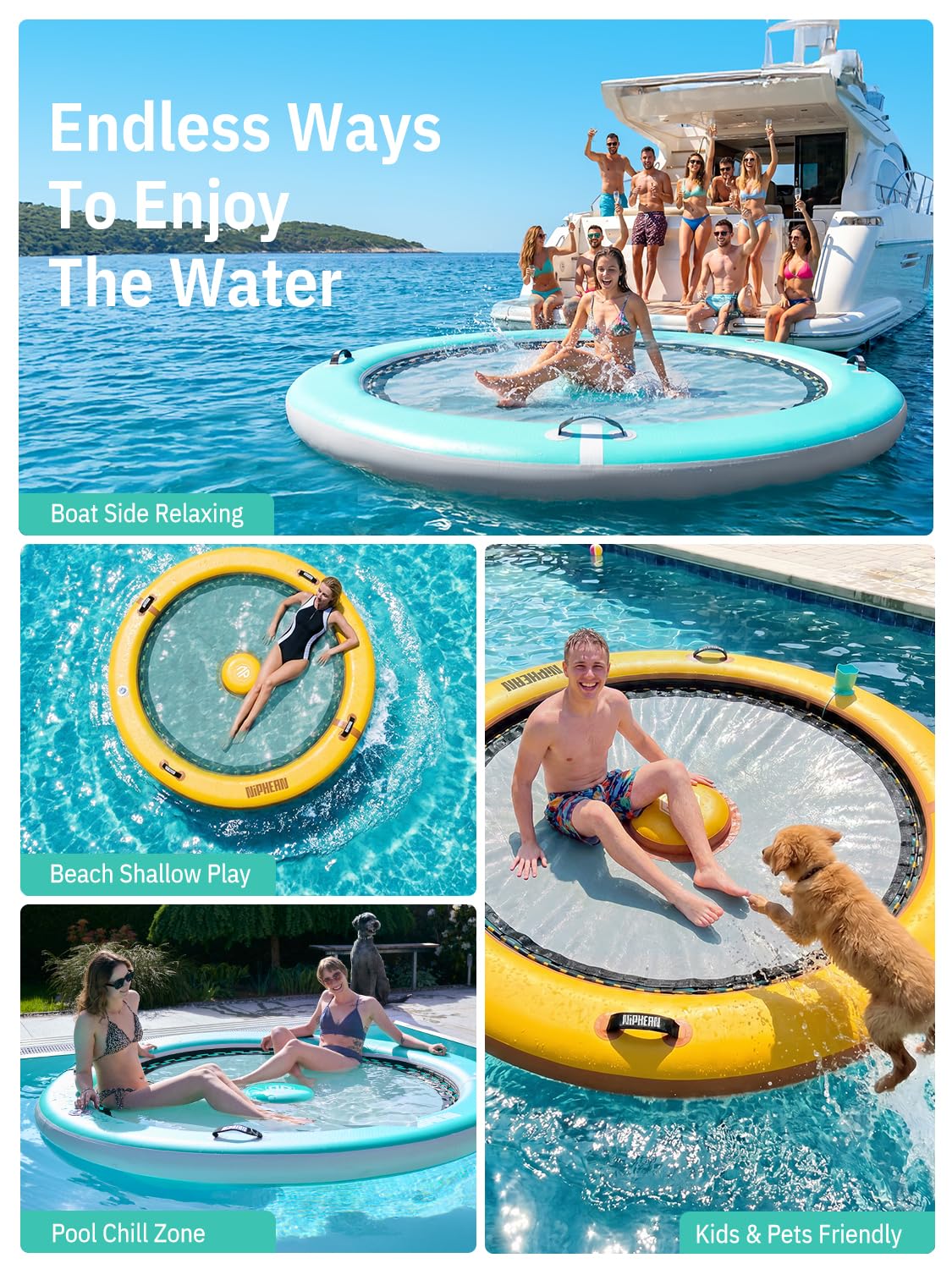 Inflatable Water Hammock 8FT L93697