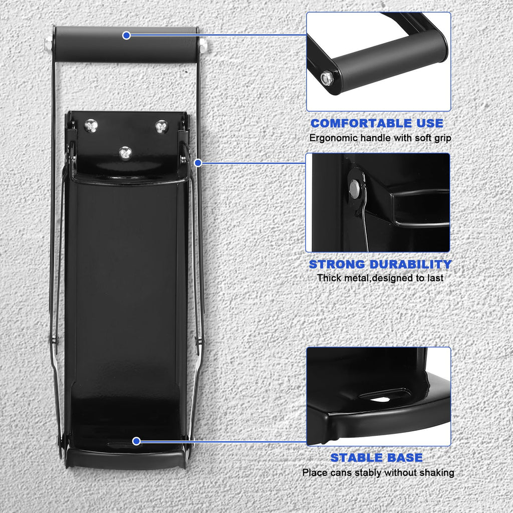 Wall Mounted Can Crusher with Bottle Opener L452525