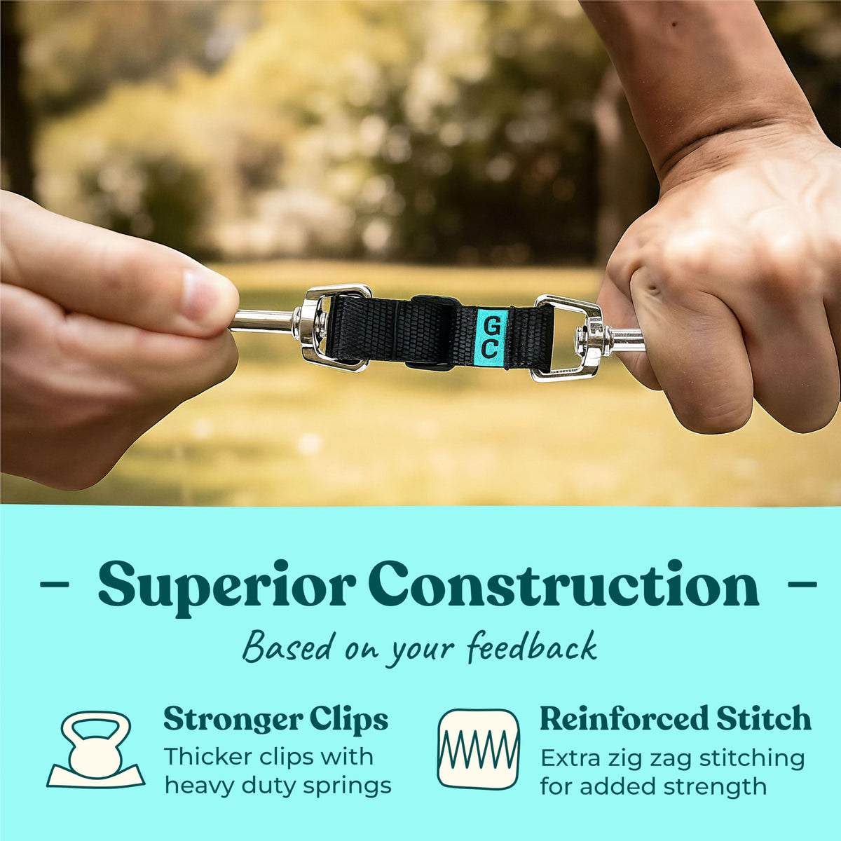 Adjustable Dog Safety Backup Clip Q3142