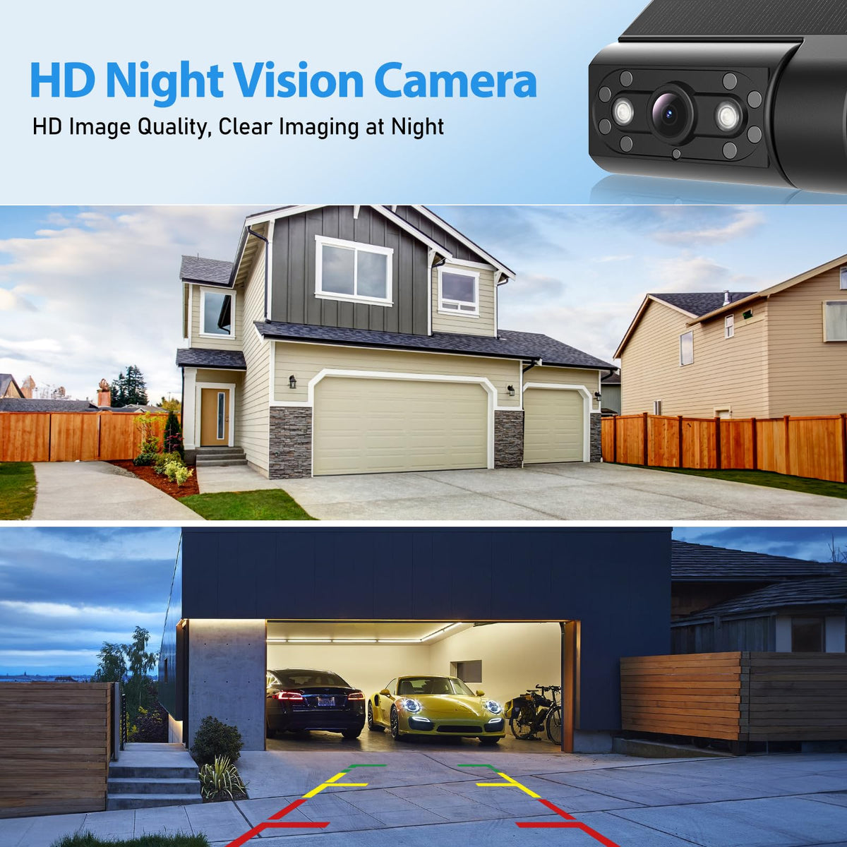 7" Solar Wireless Magnetic Backup Camera M71265