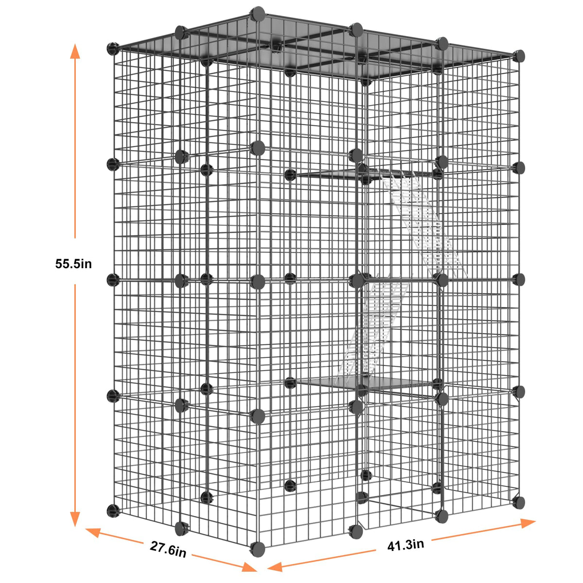 Large Detachable Metal Wire Cat Enclosure X623