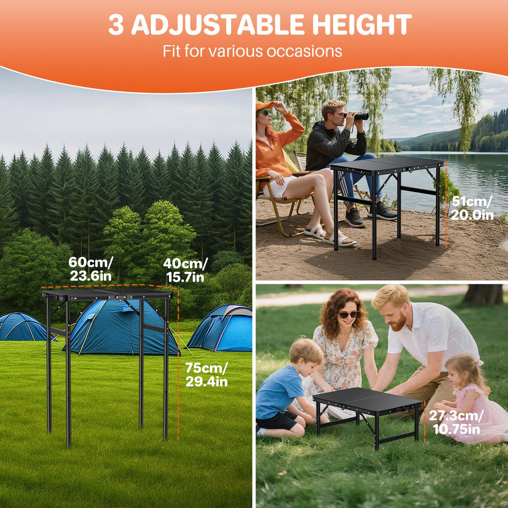 2ft Aluminum Folding Camping Table J13931