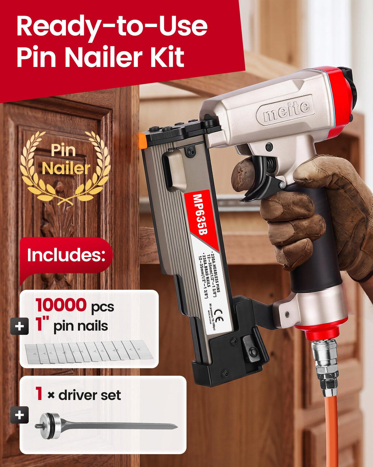 23 Gauge Pneumatic Pin Nailer R2480
