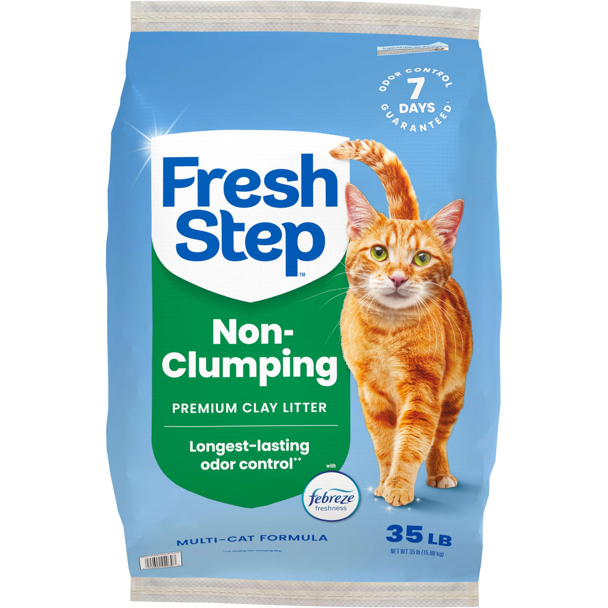 Non-Clumping Cat Litter with Odor Control, 35 lb. Bag C928236