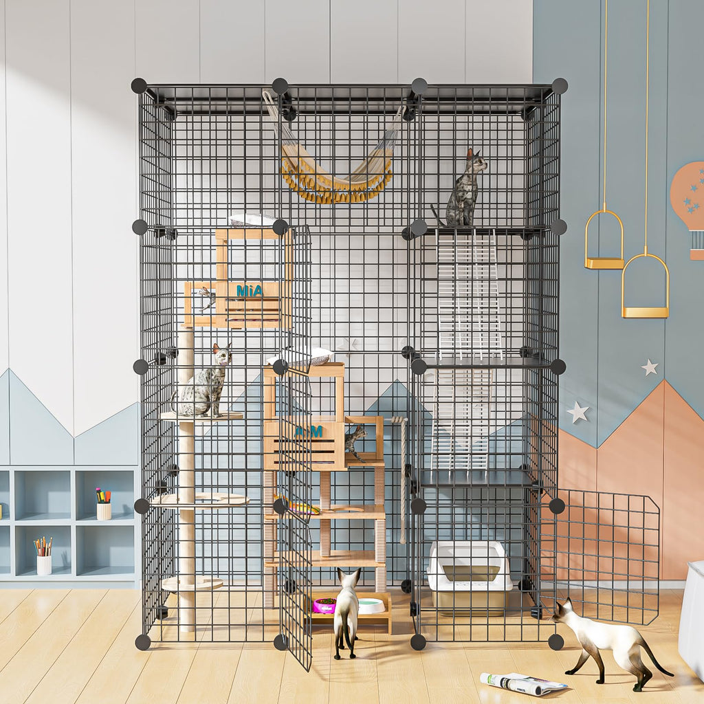 Large Detachable Metal Wire Cat Enclosure X623
