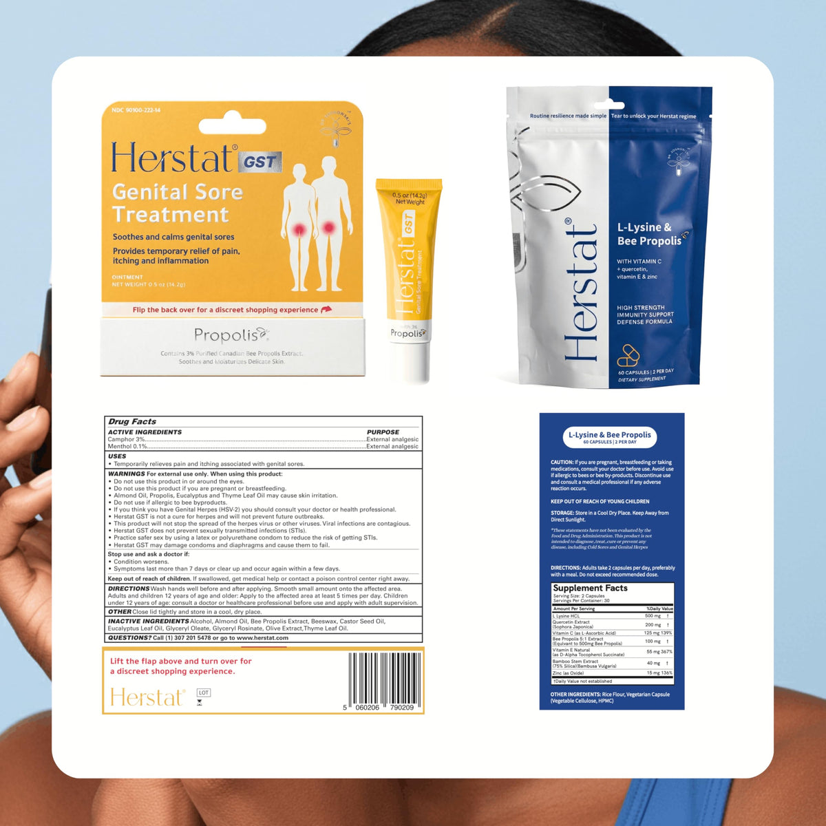 L-Lysine & Propolis with Vitamin C Supplement P8237