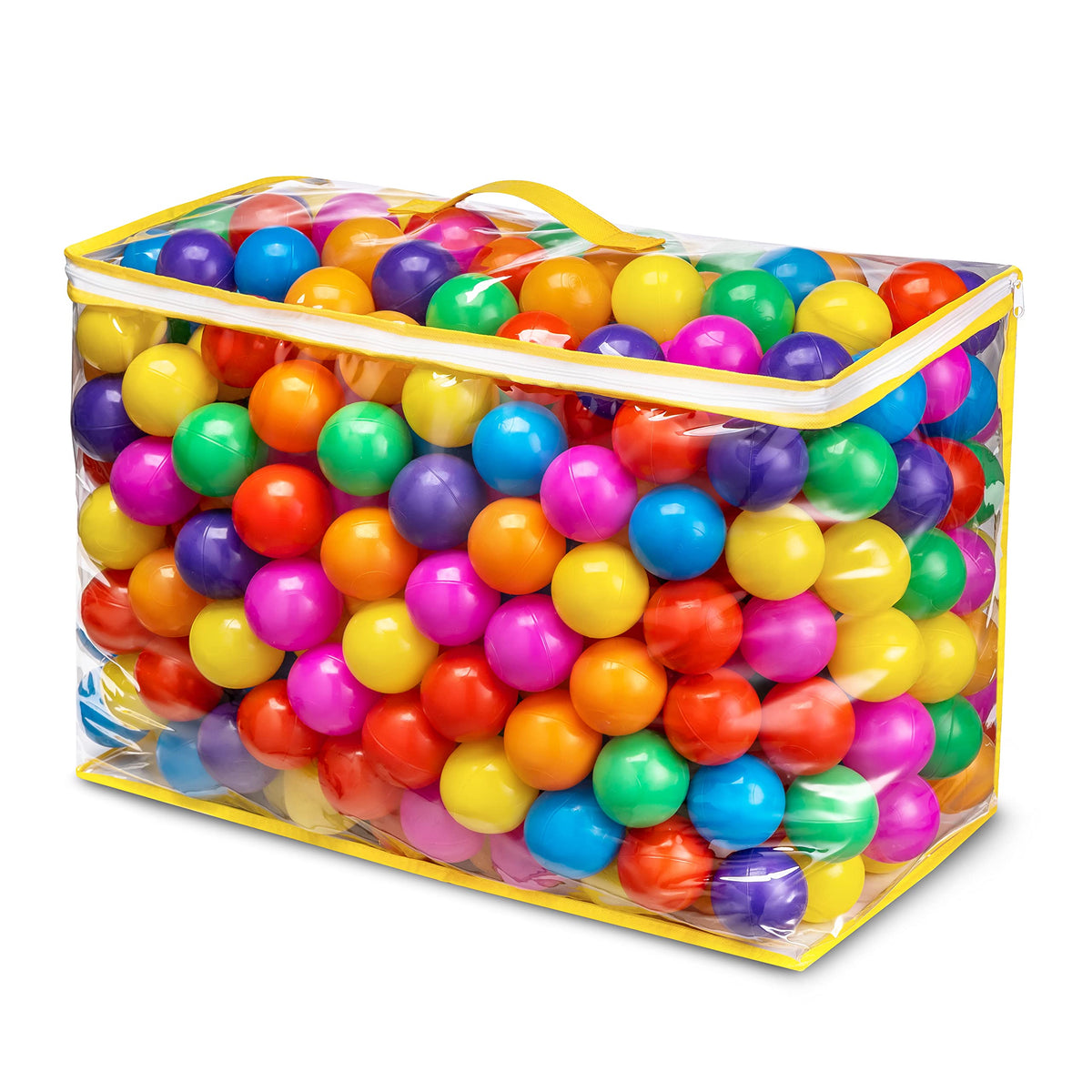 Crush Proof Plastic Ball Pit Balls with Storage Bag I506