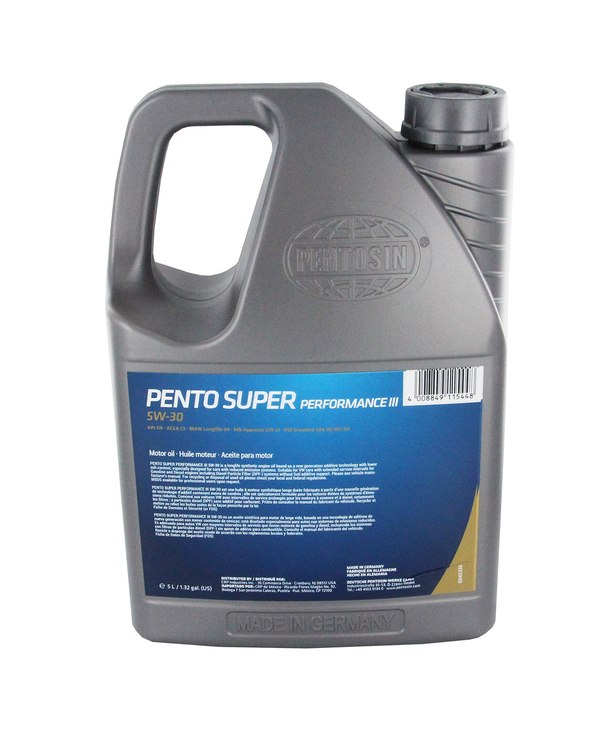 5W-30 Full Synthetic Motor Oil 5 Liter Q959005