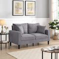 Light Gray Upholstered Sofa I7040