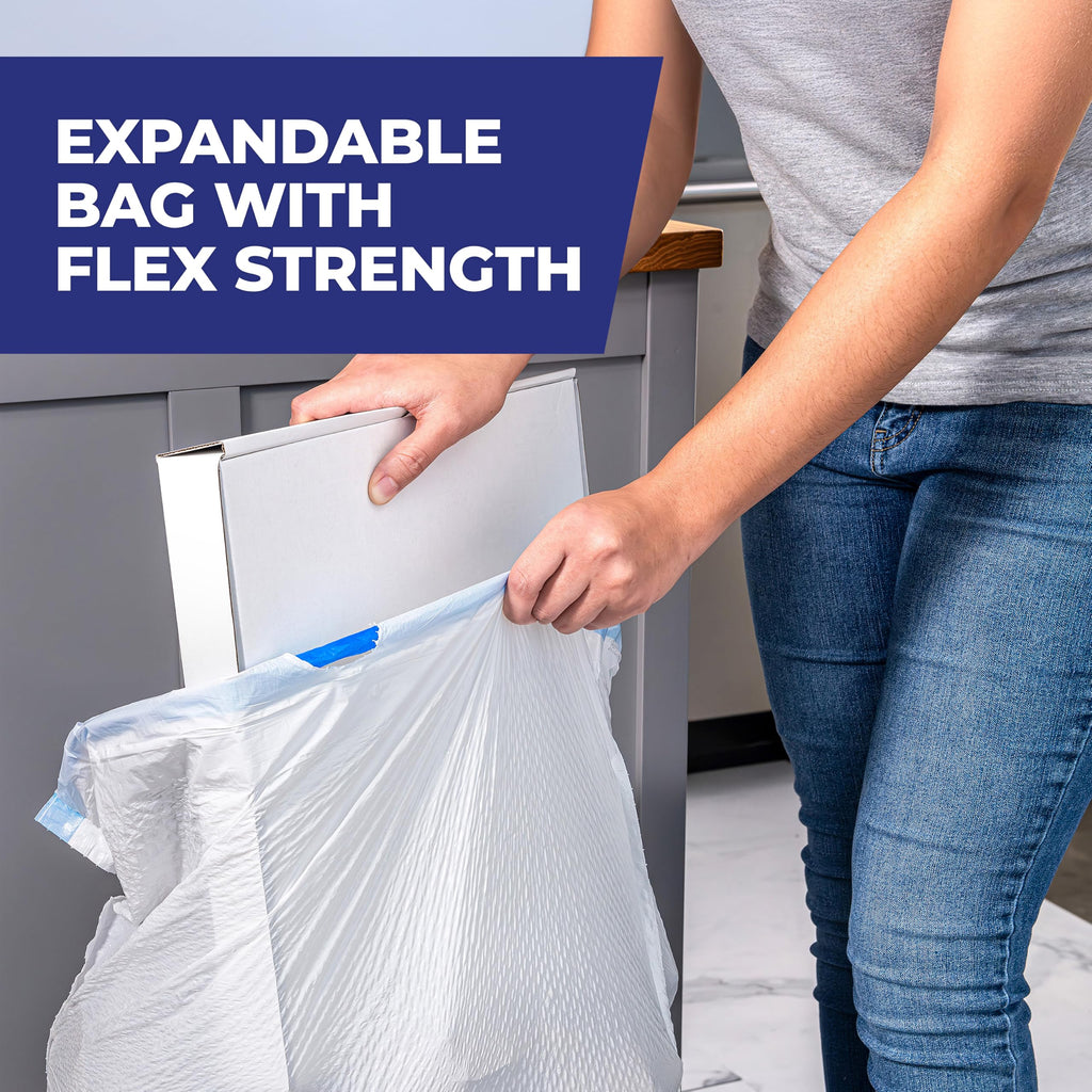 13 Gal White Unscented Kitchen Trash Bags V651