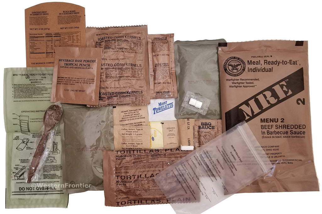 12 Meals Military Surplus Meal Ready to Eat A799
